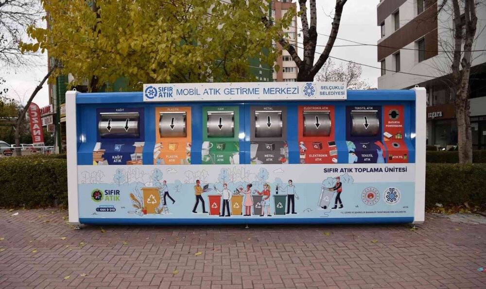 Selçuklu’da 33 bin ton atık ekonomiye kazandırıldı