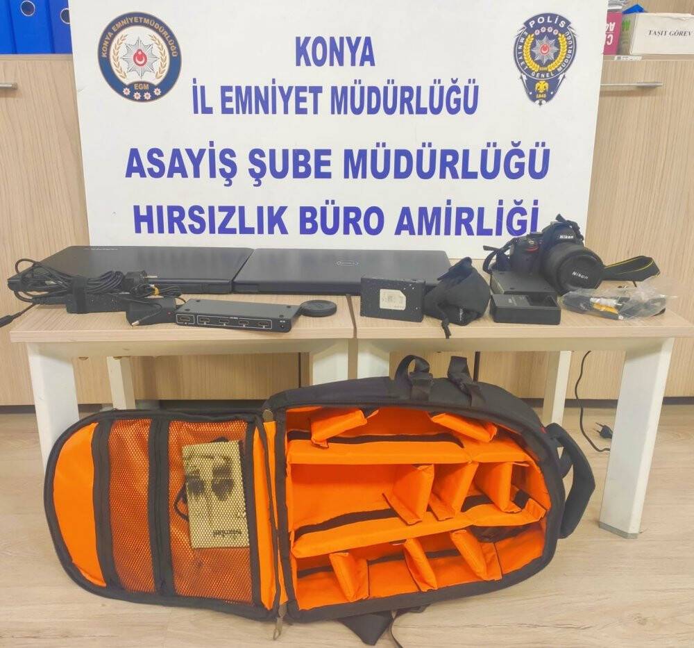 Konya'da okuldan hırsızlık yapan 3 şüpheli tutuklandı