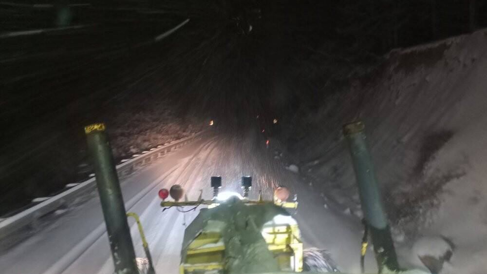 Akşehir Belediyesinde kar mesaisi sürüyor