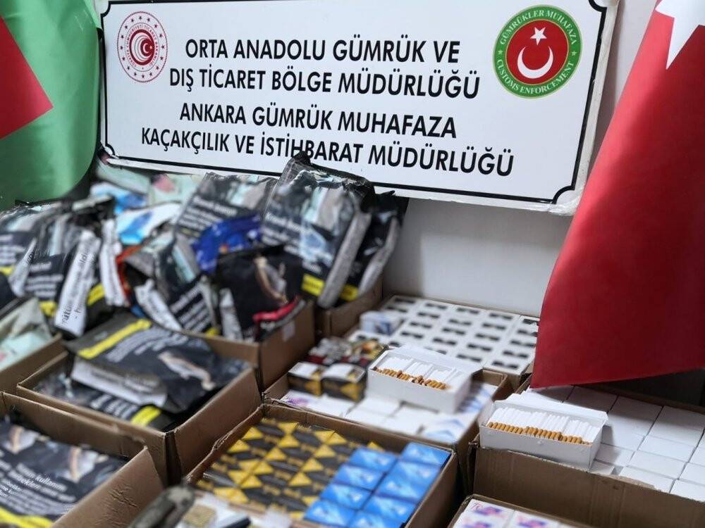 Ankara'da 6 ton kaçak tütün ele geçirildi
