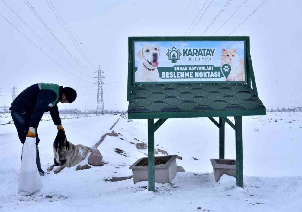 Karatay’da 24 saat kar mesaisi