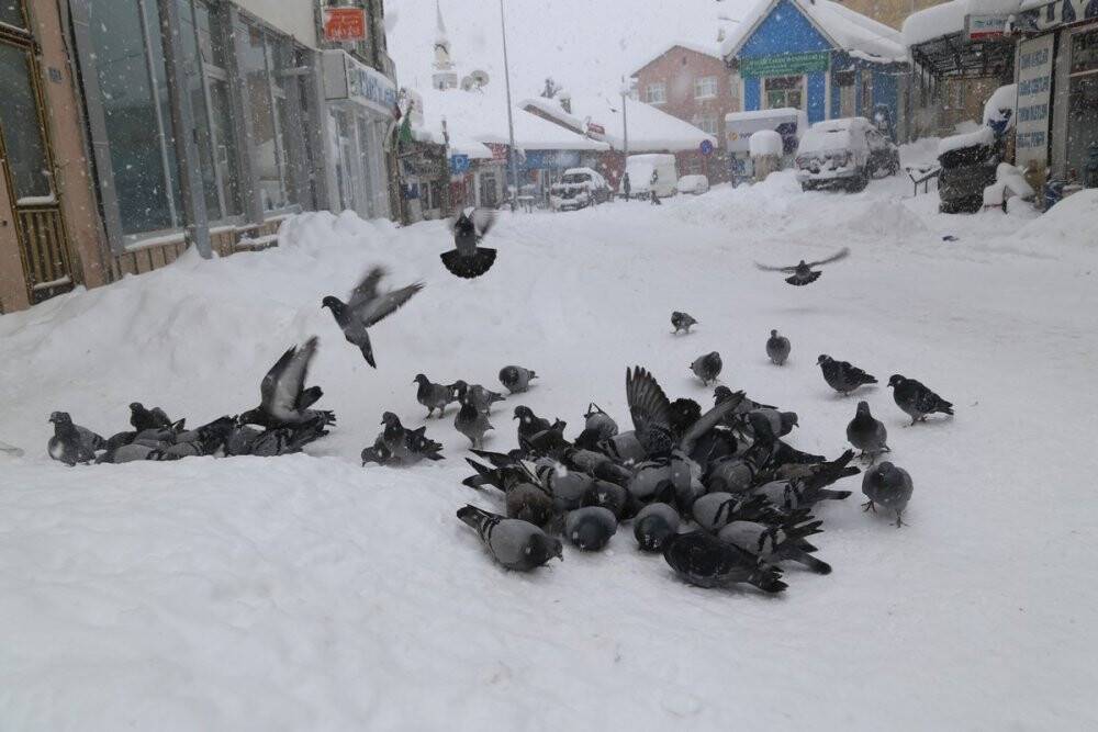 Konya’nın yüksek kesimlerinde kar kalınlığı 2 metreyi buldu