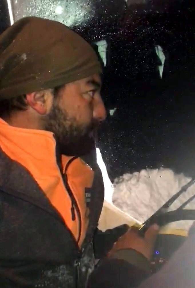 Yaylada mahsur kalan vatandaş kurtarıldı