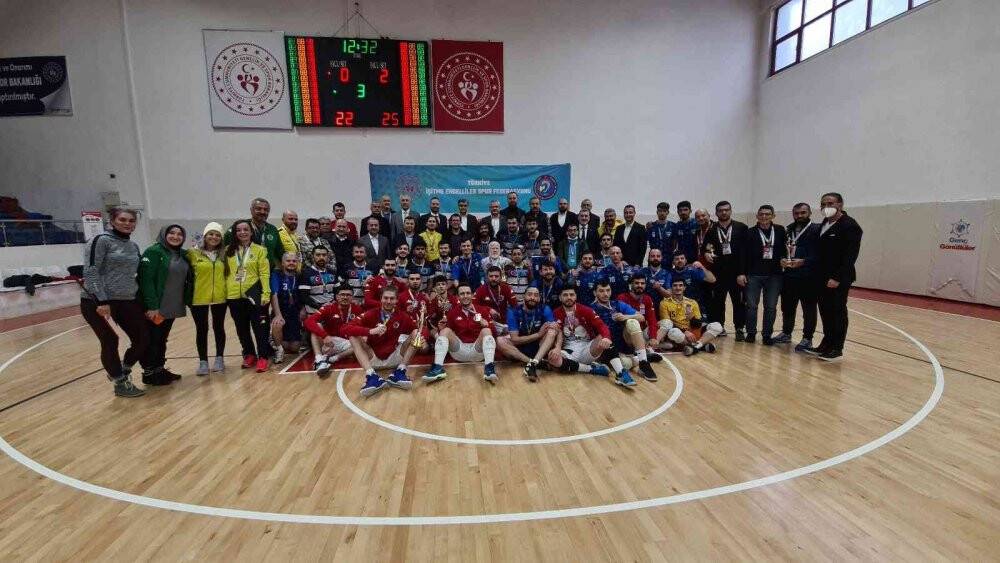 Türkiye İşitme Engelliler Voleybol Şampiyonası sona erdi