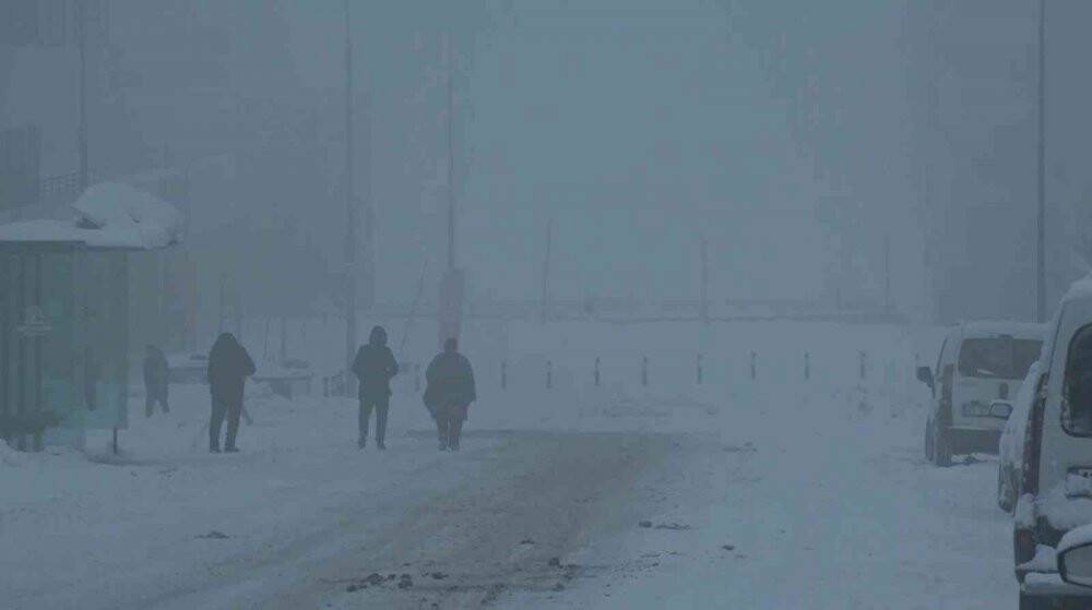 Konya’da kar yağışı yeniden başladı
