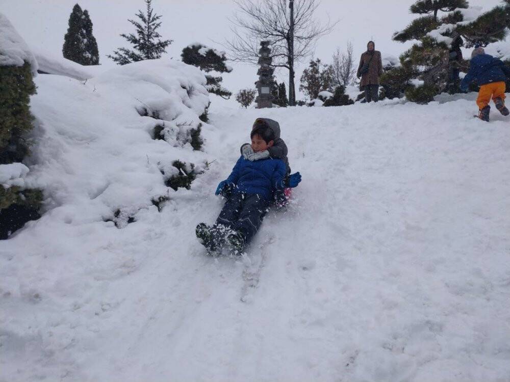 Konya’da karın keyfini çocuklar çıkardı