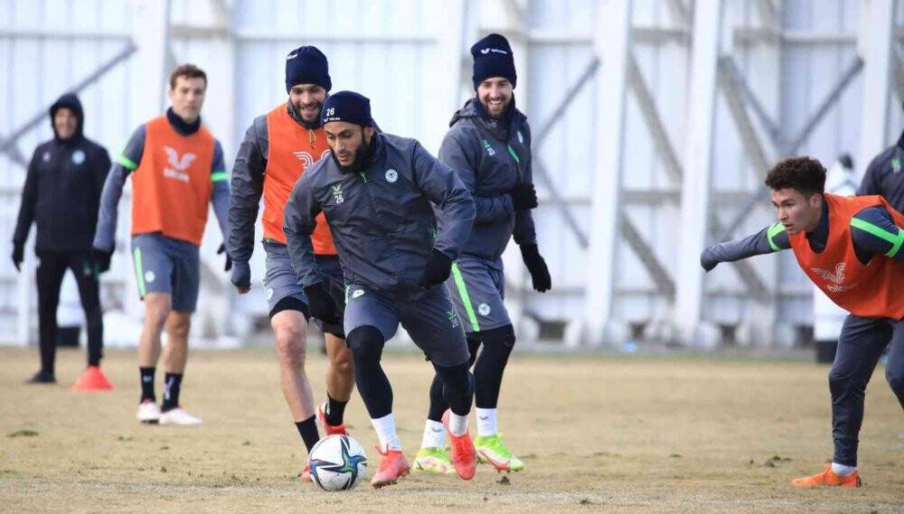 Konyaspor’da Giresunspor maçı hazırlıkları sürüyor