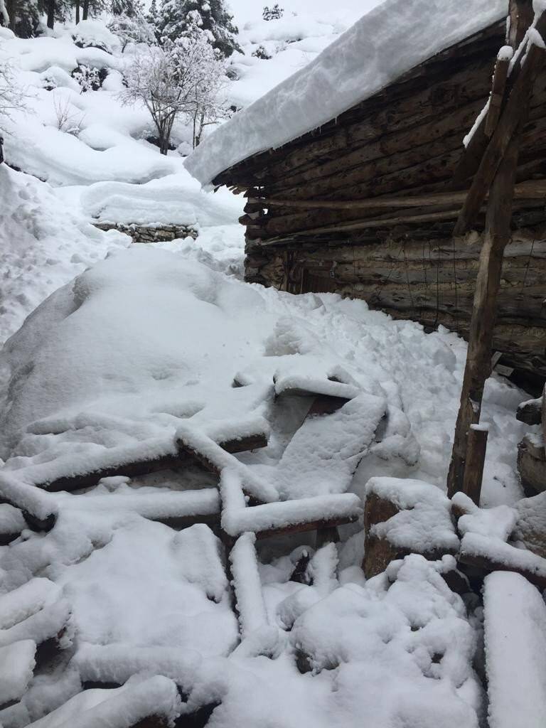 Konya'da besihaneler ile bir evin çatısı çöktü