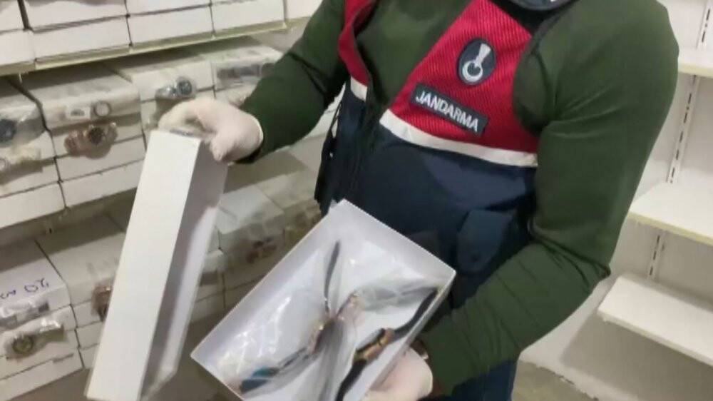 Jandarmadan sahte saat operasyonu: 740 saat ele geçirildi