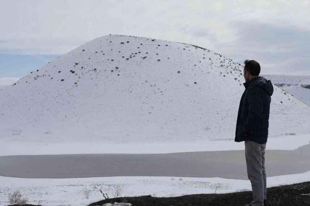 Kar yağışları, Meke Gölü’ne umut oldu
