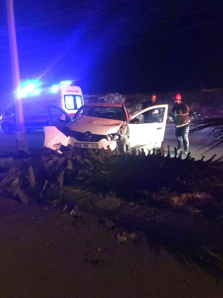 Didim’de trafik kazası: 2 yaralı