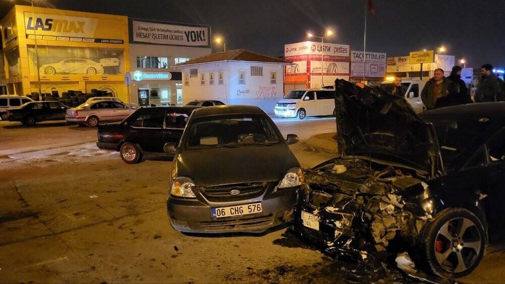 Kayseri’de zincirleme kaza: 1 yaralı