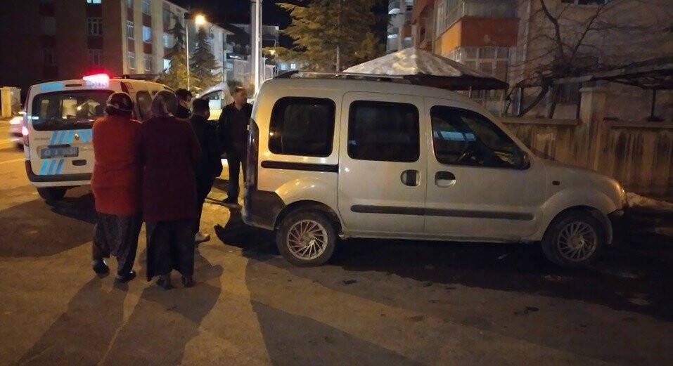 Konya'daki motosiklet kazası araç kamerasında