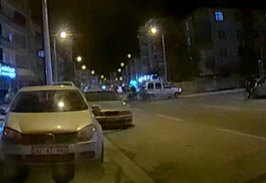 Konya'daki motosiklet kazası araç kamerasında