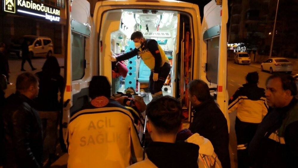 Konya'daki motosiklet kazası araç kamerasında