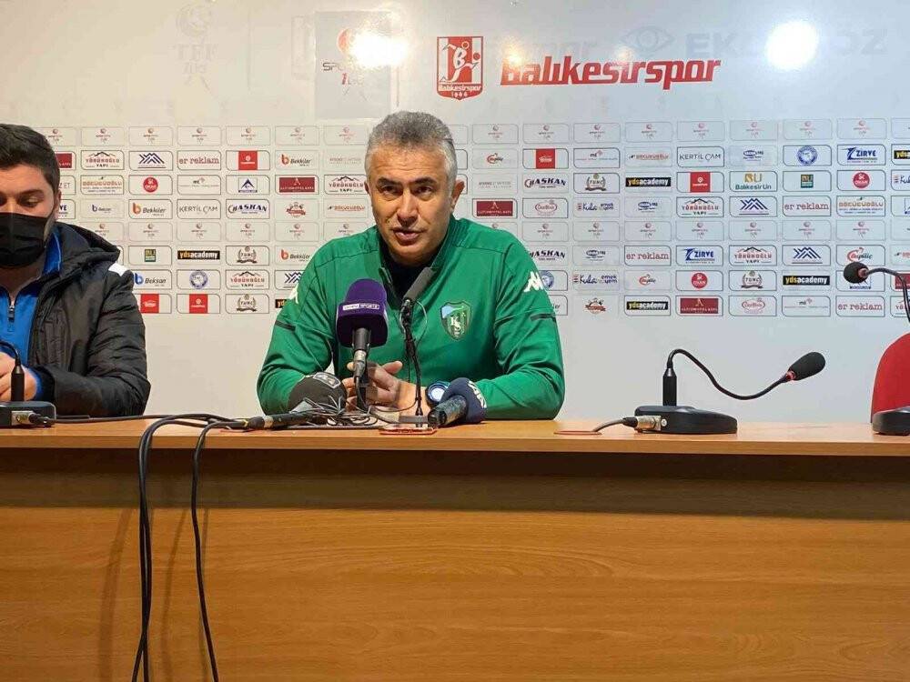 Balıkesirspor- Kocaelispor maçının ardından