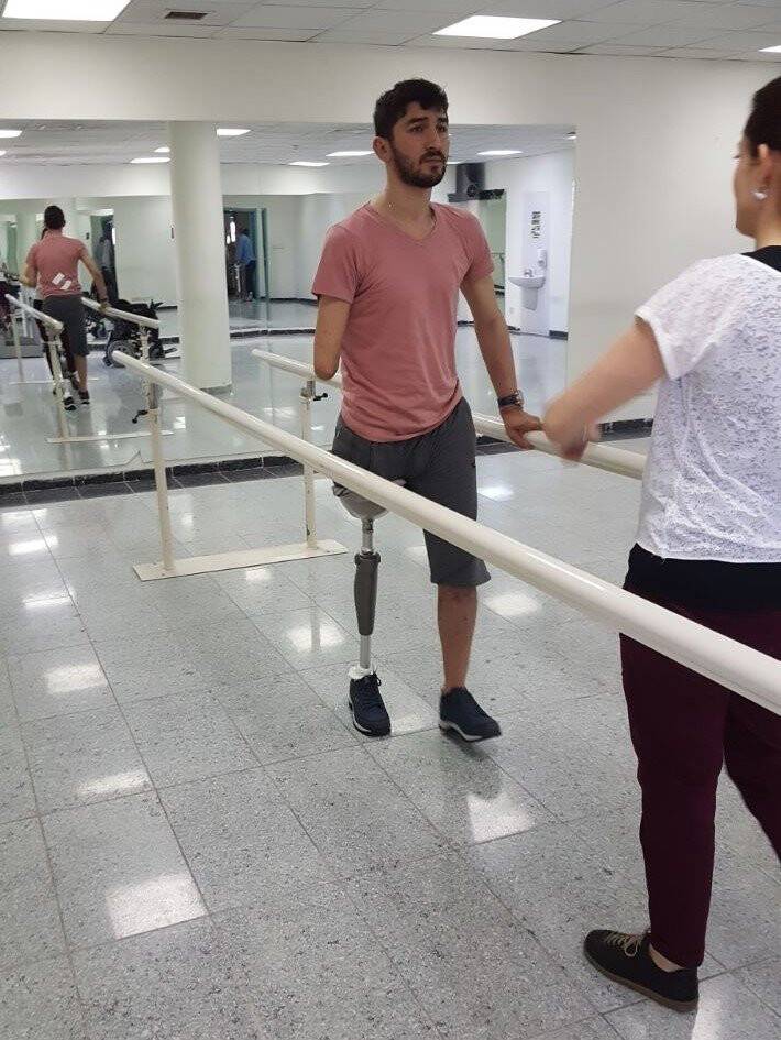 Henüz bir aylık evliydiler, aşkı Gazi Serkan’ın eli, ayağı oldu