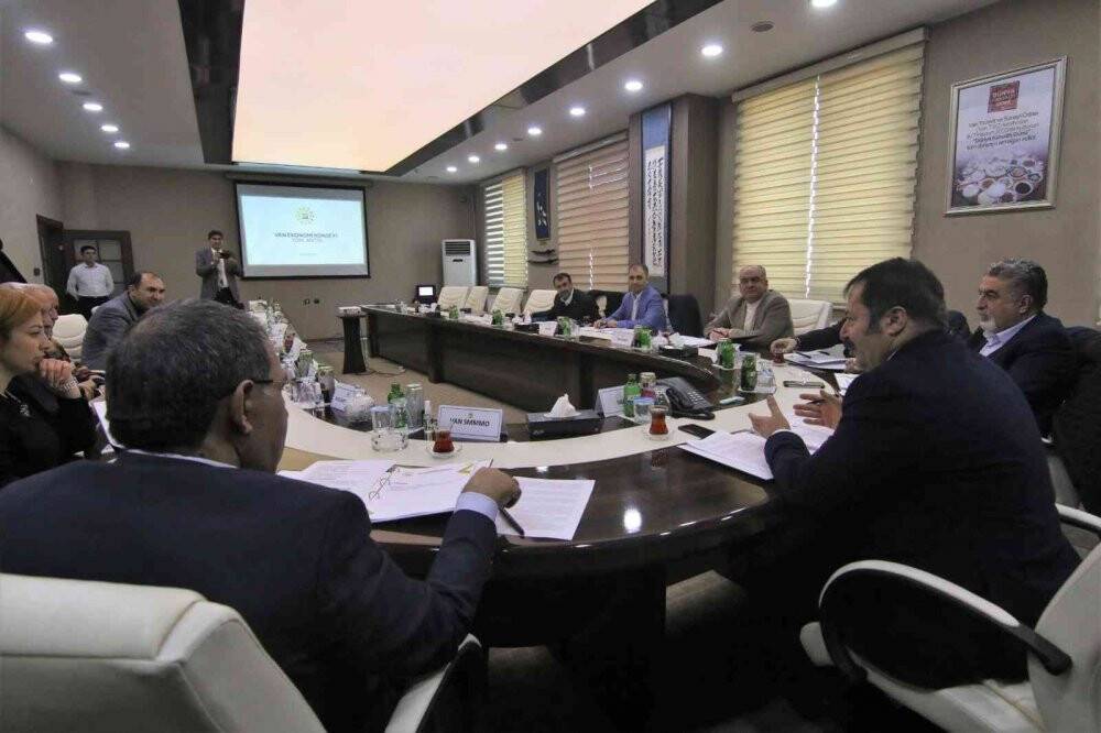 Van Ekonomi Konseyi toplantısında ekonomideki gelişmeler ele alındı