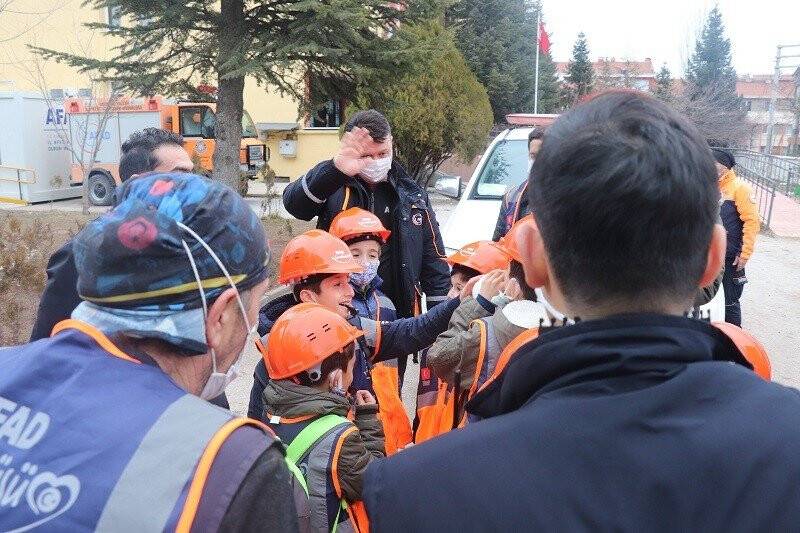Çocuklardan AFAD’a ziyaret