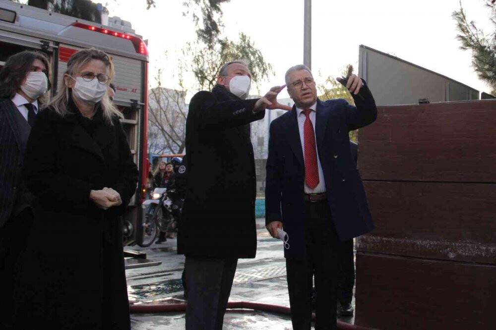 Hastanede korkutan yangın