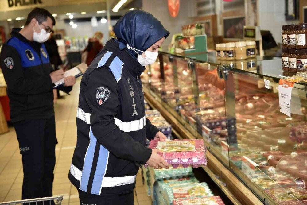 Selçuklu’da zabıta ekiplerinden fiyat denetimi