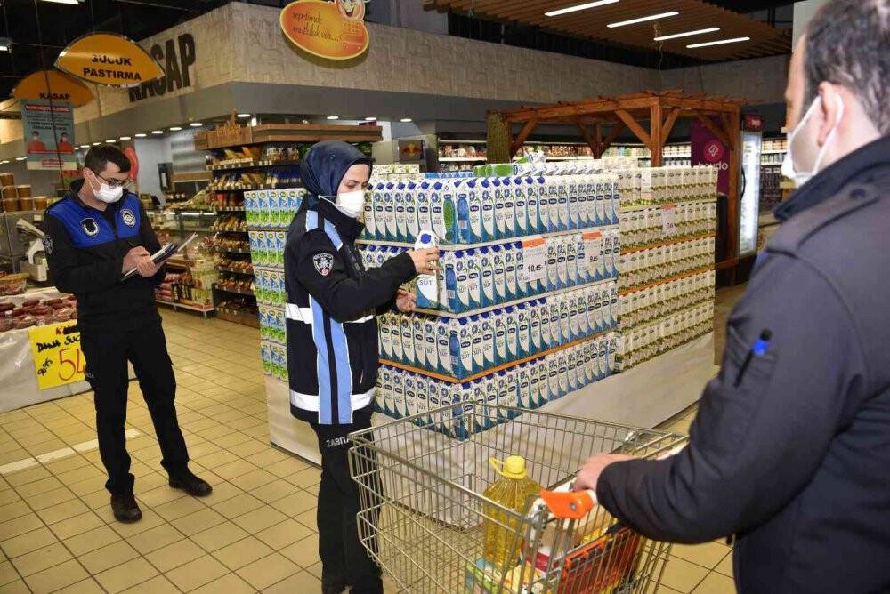 Selçuklu’da zabıta ekiplerinden fiyat denetimi