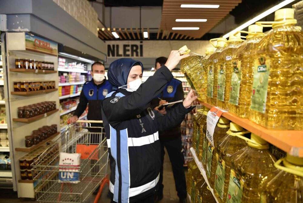 Selçuklu’da zabıta ekiplerinden fiyat denetimi