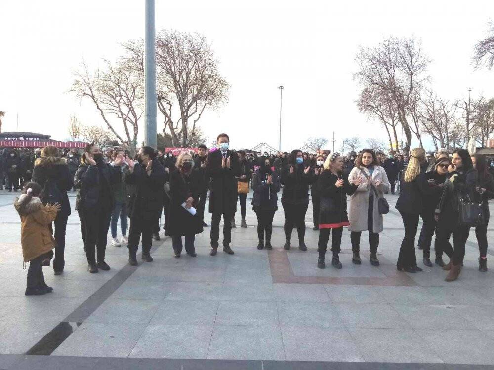 Bandırma’da Hazal Alpyörük cinayeti protesto edildi