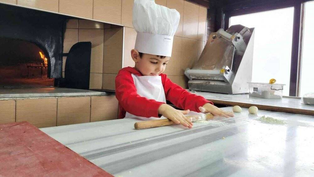 Minik aşçılar işbaşında