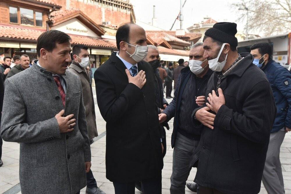 Başkanlar Aziziye Mahallesi’nde vatandaşlarla buluştu