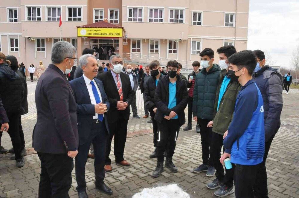 Başkan Akkaya Fen Lisesi öğrencileri ile buluştu