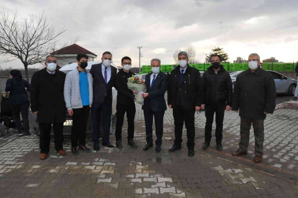 Başkan Akkaya Fen Lisesi öğrencileri ile buluştu