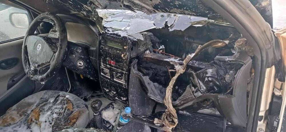 Konya’da otomobil yangını