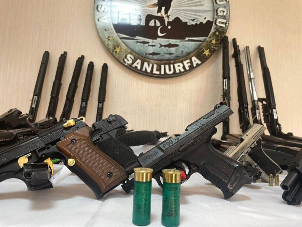 Şanlıurfa’da 2 bin 420 silah ele geçirildi
