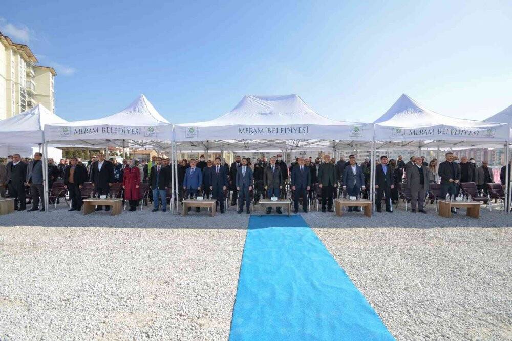 Meram’da Fahrünnisa Evleri’nin temeli atıldı