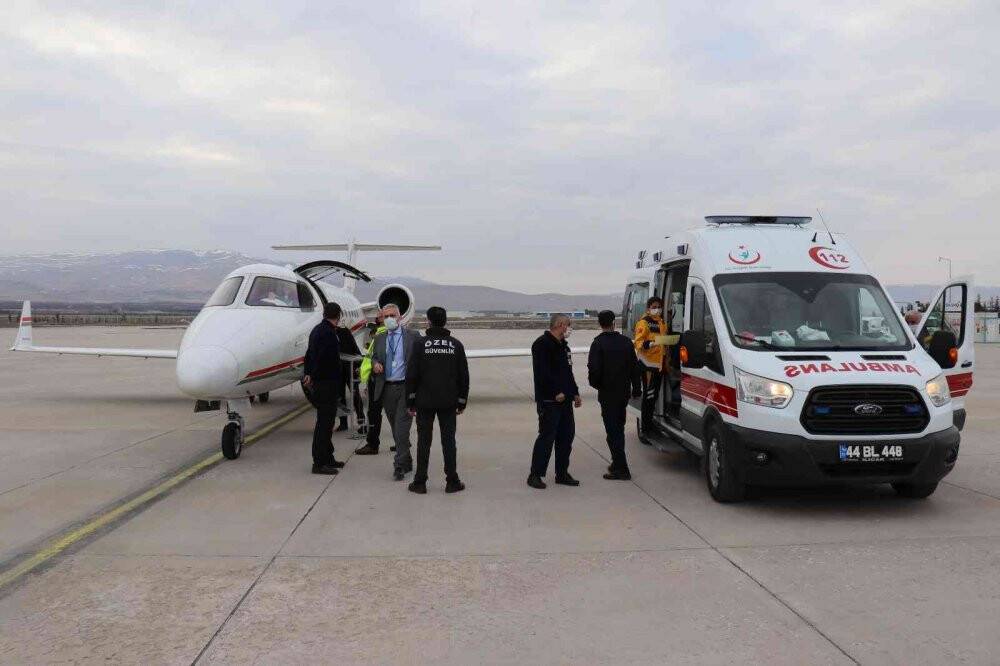 Almanya’da ölüme terk edilen Türk hasta Malatya’ya getirildi