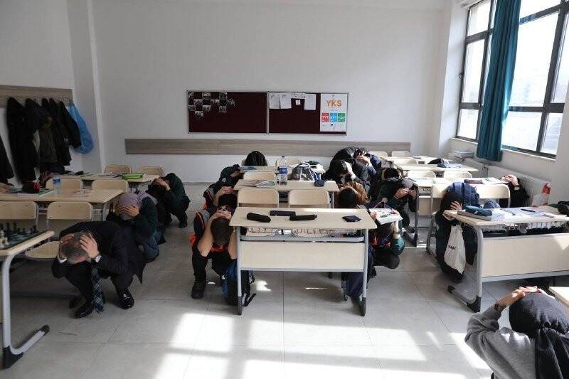 Burdur’da deprem tatbikatı