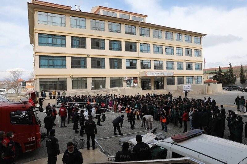 Burdur’da deprem tatbikatı