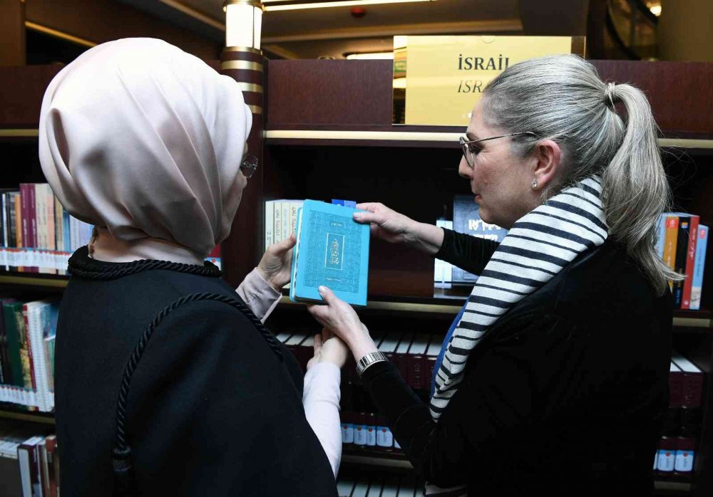 Emine Erdoğan ile Michal Herzog, Ankara’da sergi açılışı yaptı