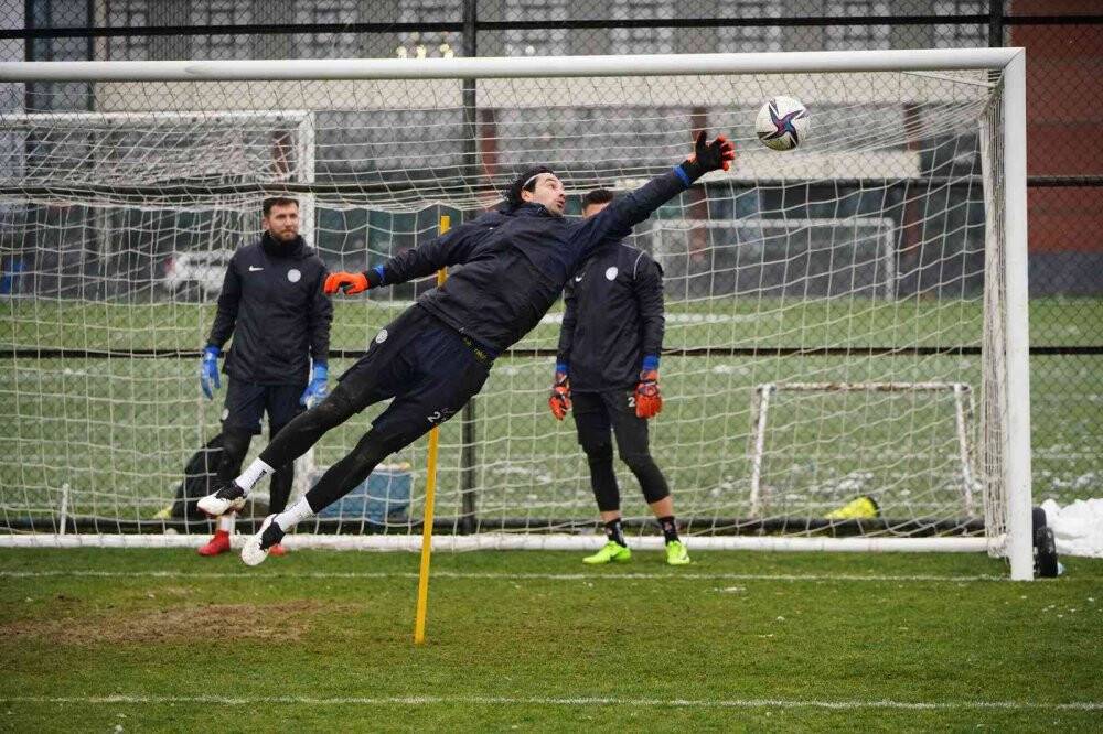 Çaykur Rizespor, Trabzonspor maçı hazırlıklarını sürdürdü