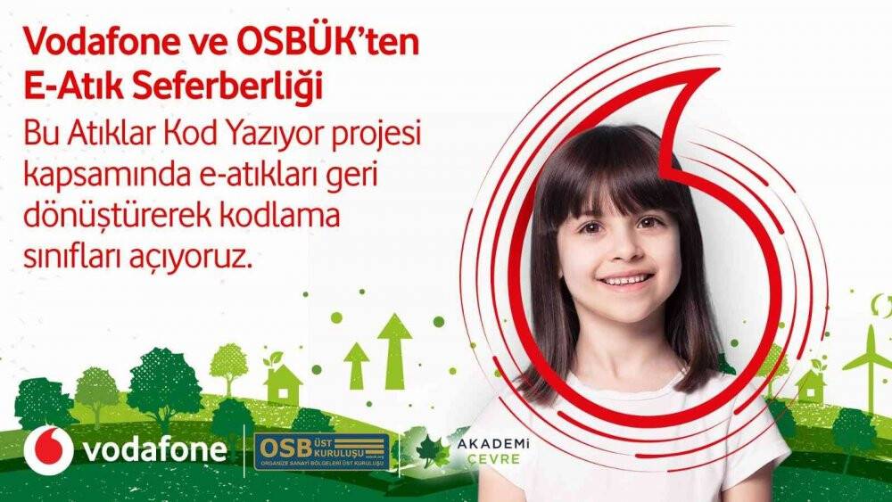 OSBÜK ve Vodafone’dan e-atık seferberliği