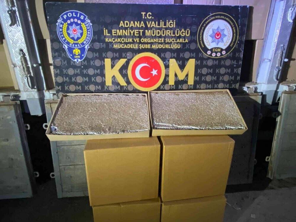 8 milyon kaçak makaronun ele geçirildi