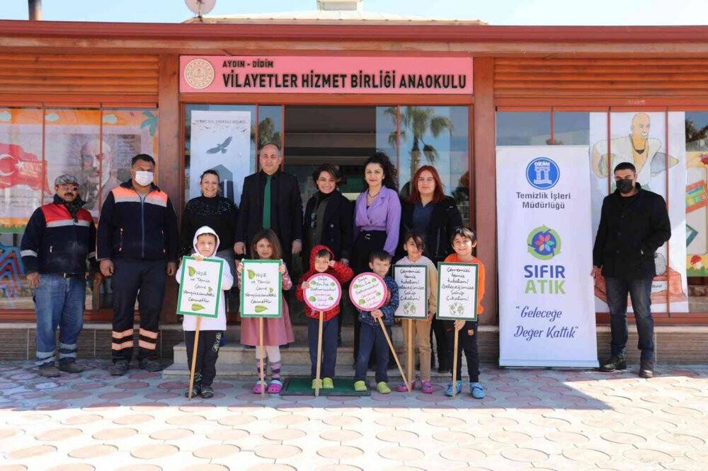 Didim’de minik öğrencilerle daha yeşil bir dünya için ilk adım atıldı