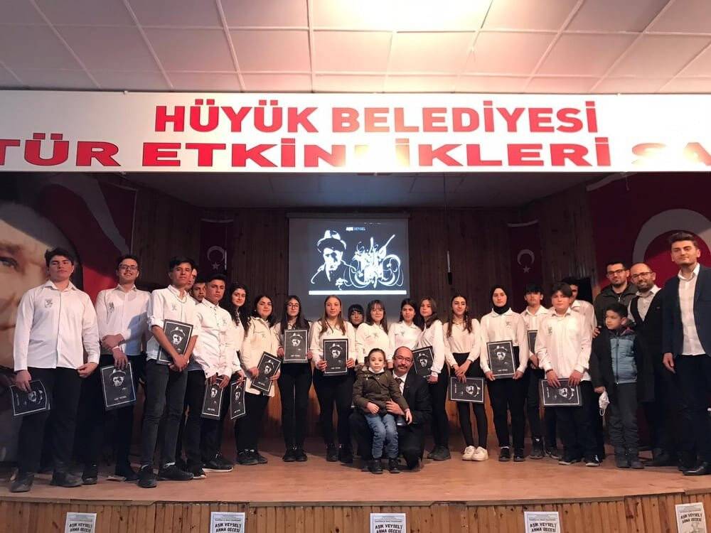 Halk ozanı Aşık Veysel, Hüyük’te ölüm yıldönümünde unutulmadı