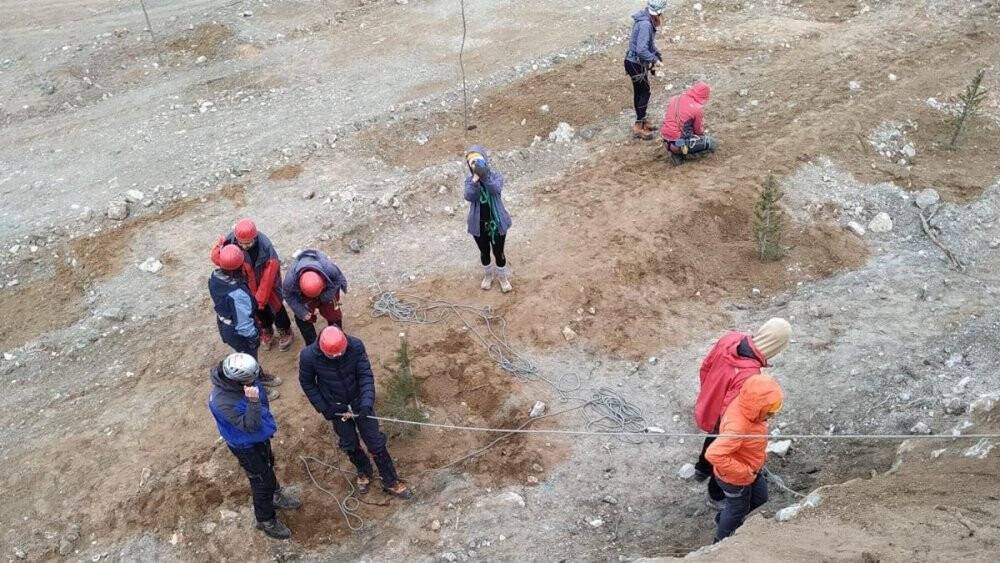 Kar üstünde eğitim kampı