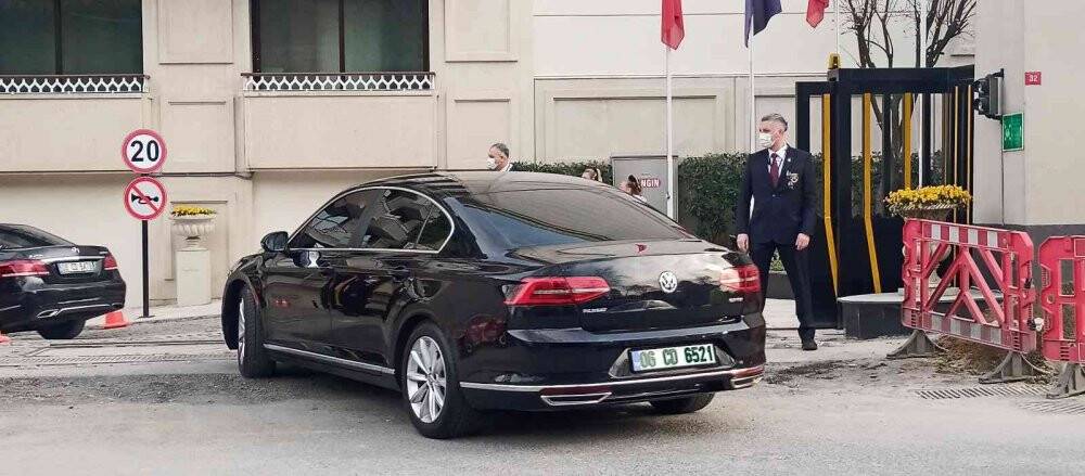 İstanbul’a gelen Rus heyeti Çırağan Sarayı’nda