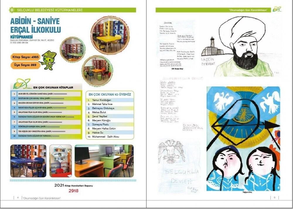 Selçuklu Belediye Kütüphaneler Haftası'nı farklı etkinliklerle kutluyor