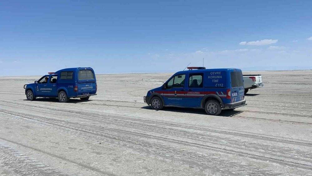Tuz Gölü’nde Flamingo ölümlerine jandarma önlemi