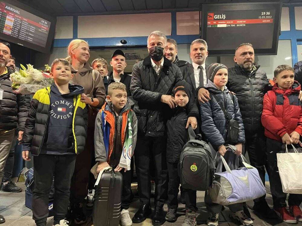 Ukraynalı sporcular Trabzon’a geldi