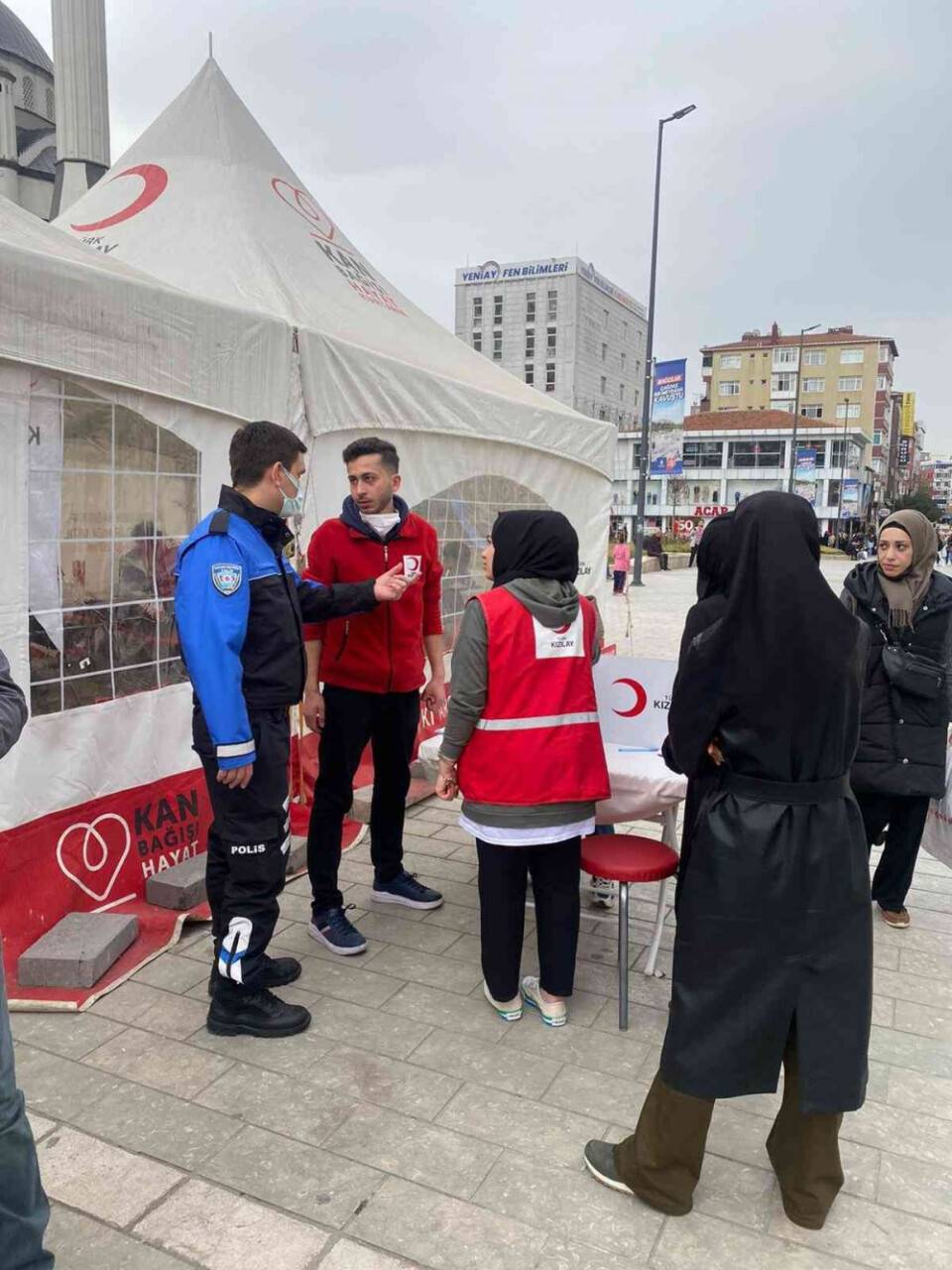 İstanbul polisinden anlamlı destek